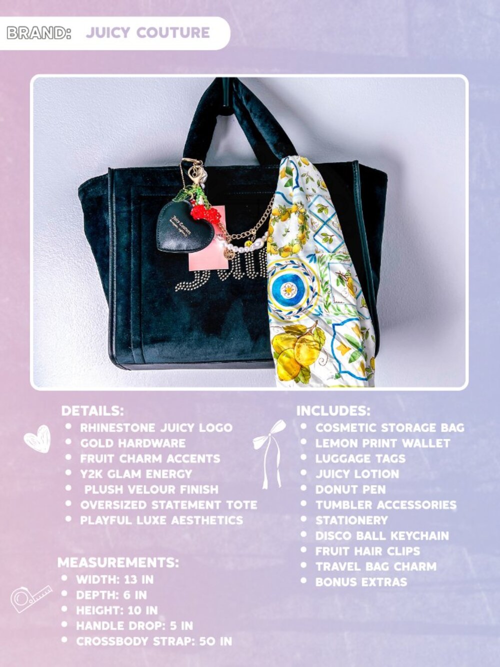 Juicy Couture Velour Vixen Daydreamer Bundle